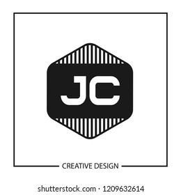 Initial Letter JC Logo Template Design