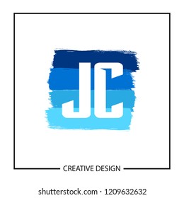 Initial Letter JC Logo Template Design