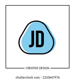 Initial Letter JD Logo Template Design