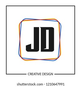 Initial Letter JD Logo Template Design