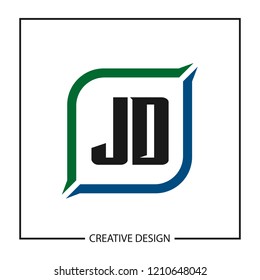 Initial Letter Jd Logo Template Design Stock Vector (Royalty Free ...