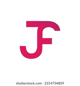 Initial Letter JF Logo Design Outstanding Creative Modern Symbol Sign