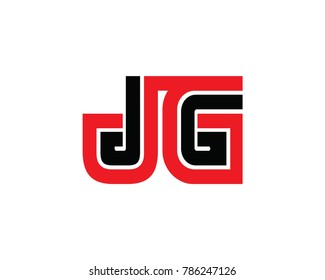 Initial Letter Jg Linked Design Logo Stock Vector (Royalty Free ...