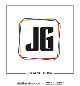 Initial Letter JG Logo Template Design