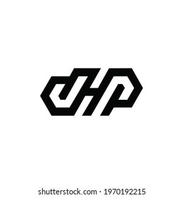initial letter JHP logo or icon monogram. EPS 10