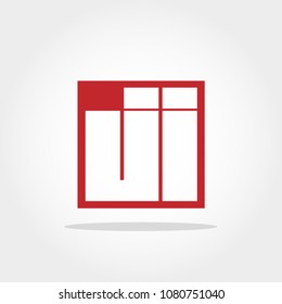 Initial Letter JI Logo Design