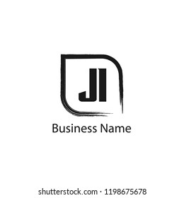 Initial Letter JI Logo Template Design