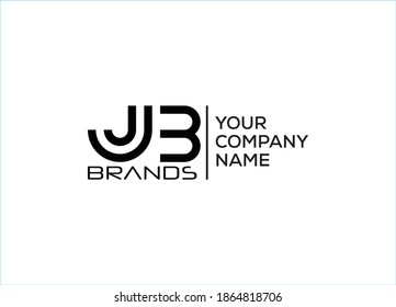 Initial Letter JJB Logo or Icon Design Vector Image Template