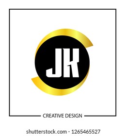 Initial Letter JK Logo Template Design