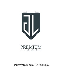 Initial Letter JL Company Design Logo Template