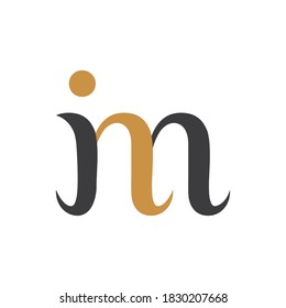 initial letter jm or mj logo vector designs