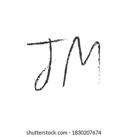 initial letter jm or mj logo vector designs
