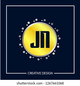 Initial Letter JN Logo Template Design