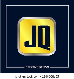 Initial Letter JQ Logo Template Design