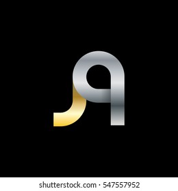 Initial Letter JQ SQ Rounded Lowercase Logo