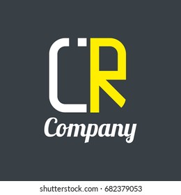 Initial Letter JR IR Design Logo