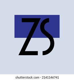 Initial letter JS logo design