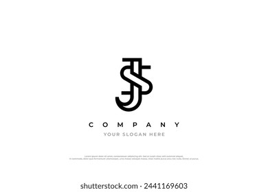 Initial Letter JS Logo Design