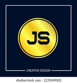 Initial Letter Js Logo Template Design Stock Vector (Royalty Free ...