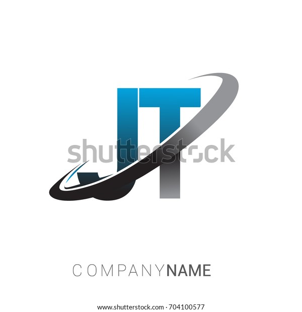 Initial Letter Jt Logotype Company Name Stock Vector (Royalty Free ...