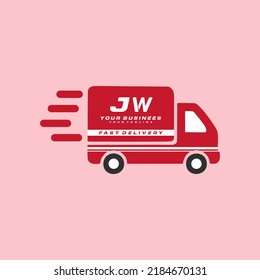 Initial Letter JW Logo Design Fast Delivery