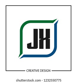 Initial Letter JX Logo Template Design