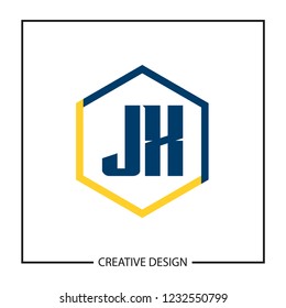 Initial Letter JX Logo Template Design