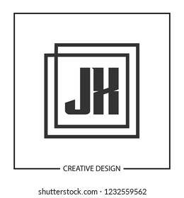 Initial Letter JX Logo template Design Vector illustration