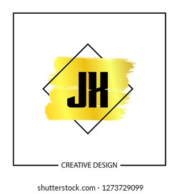 Initial Letter JX Logo Template Design