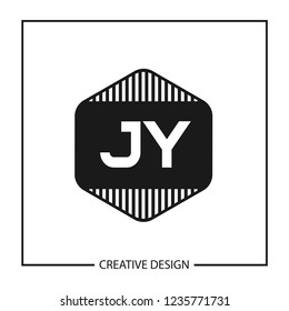 Initial Letter JY Logo Template Design