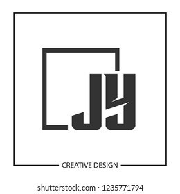 Initial Letter JY Logo Template Design