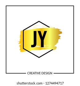 Initial Letter JY Logo Template Design