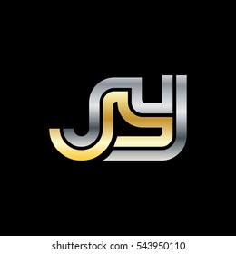 Initial Letter JY SY Linked Design Logo