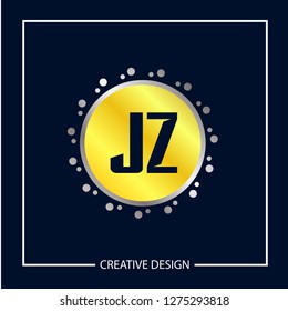 Initial Letter JZ Logo Template Design