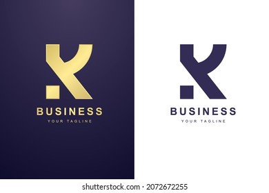 Initial Letter K Logo For Business or Media Company.