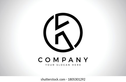 Initial Letter K Logo With Creative Modern Business Typography Vector Template. Creative Abstract Letter K Logo Design