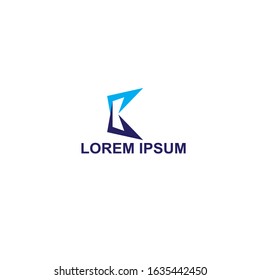Initial Letter K Logo Design With Simple And Unique Concept. 