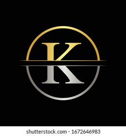 Initial Letter K Logo Design Business Vector Template. Creative Abstract Letter K Logo Vector