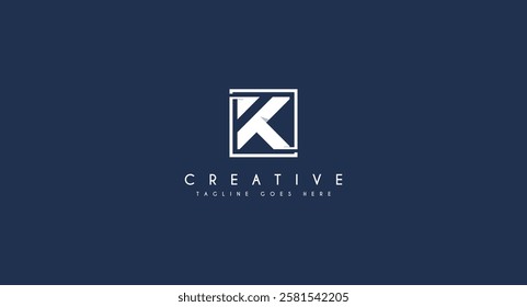 initial letter K logo design vector inspiration.