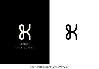 Initial Letter k logo Design, Monogram k Logos, For Company, Vector Illustration,