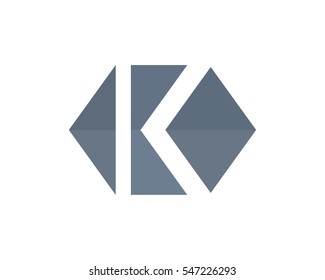 Initial Letter K Logo Design Template Elements
