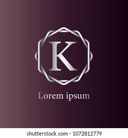 Initial Letter K Logo Template