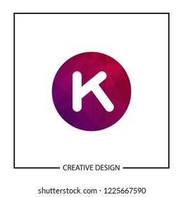 Initial Letter K Logo Template Vector Design