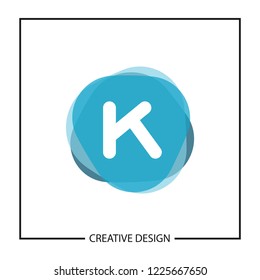 Initial Letter K Logo Template Vector Design