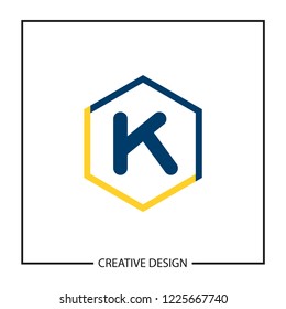 Initial Letter K Logo Template Vector Design