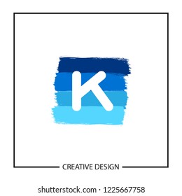 Initial Letter K Logo Template Vector Design