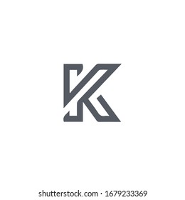 Letter K Icon Logo Design Vector Stock Vector (Royalty Free) 1923271070 ...