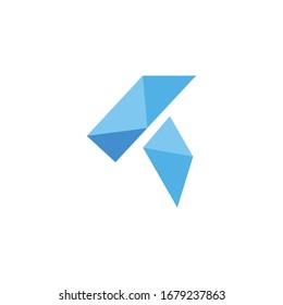 Initial letter k logo vector design template