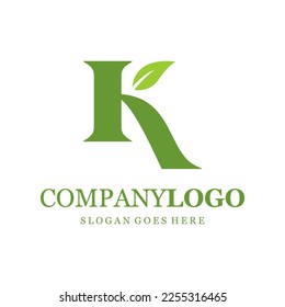 initial letter k logo vector design