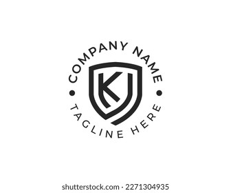 initial Letter K Shield Monogram Logo Concept icon sign symbol Element Design. Cyber, Security, Protection, Guardian Logotype. Vector illustration template